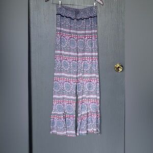 NWOT— Evsie— Girls Printed Flare Leg Pant